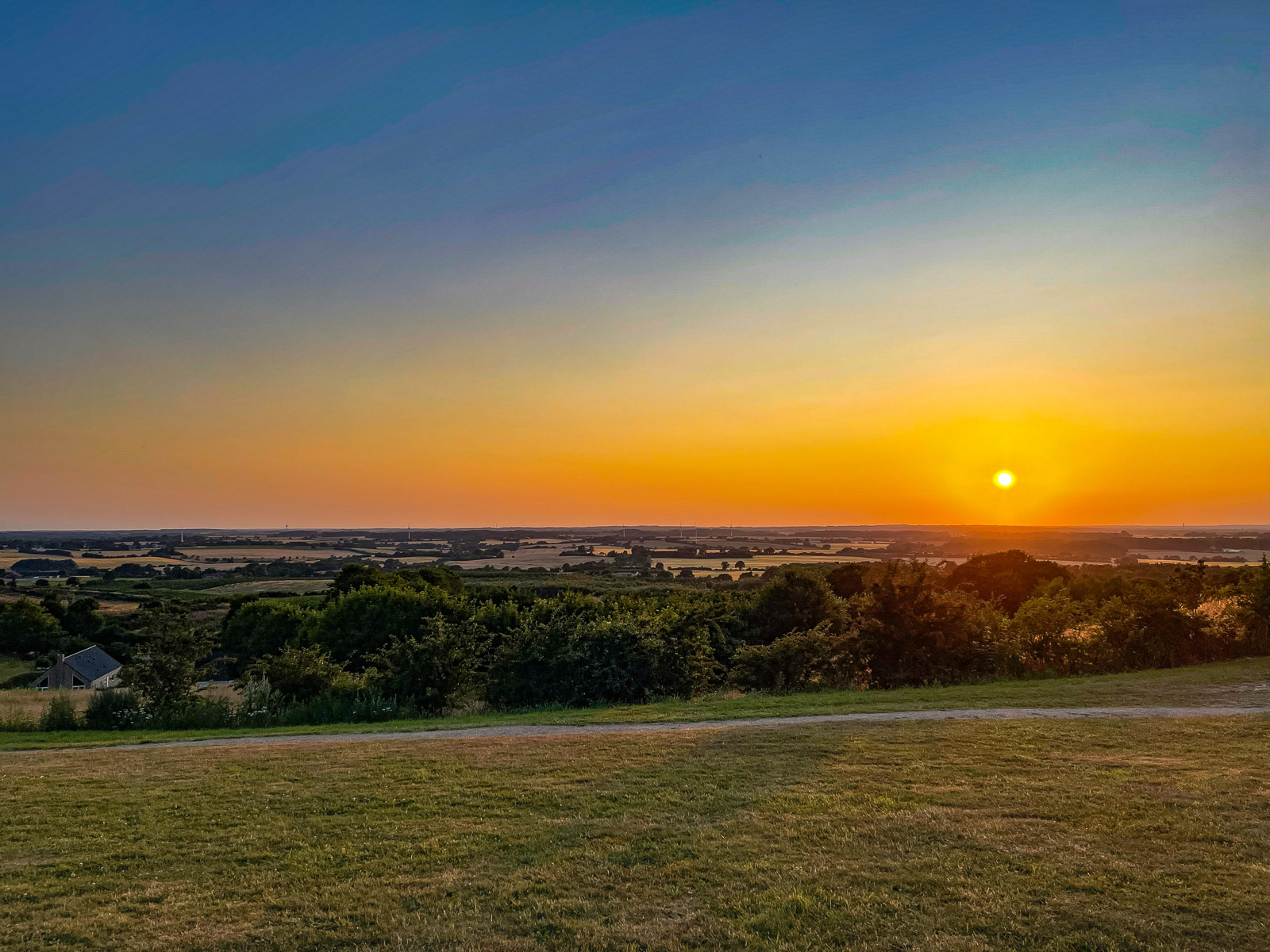 Sunset at Skamlingsbanken