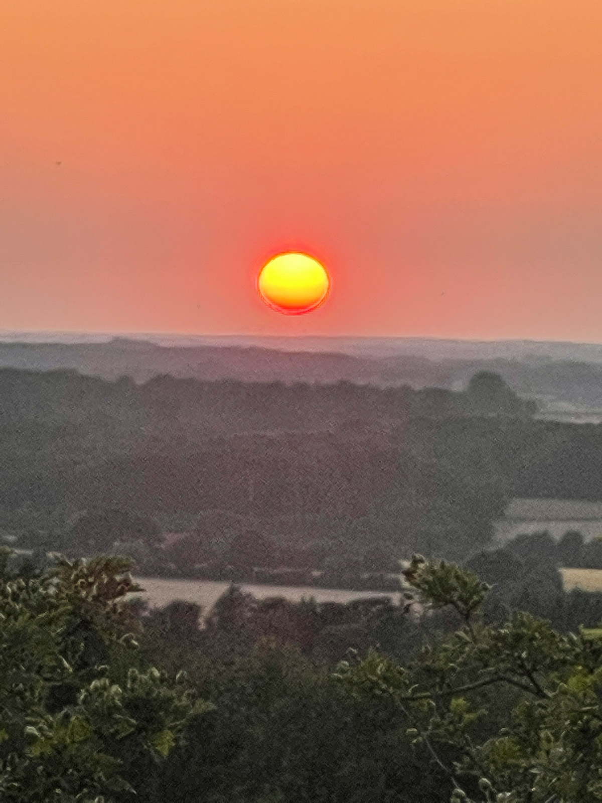 Sunset at Skamlingsbanken